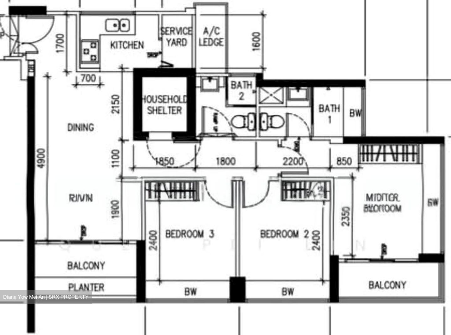 Blk 588D Park Central @ Amk (Ang Mo Kio), HDB 4 Rooms #578728931